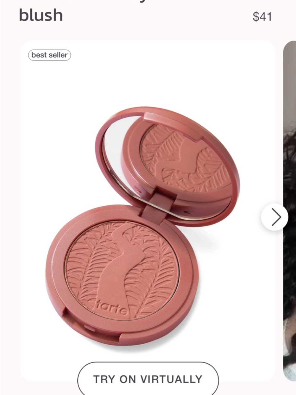 tarte Peachy-Coral Pressed Blush